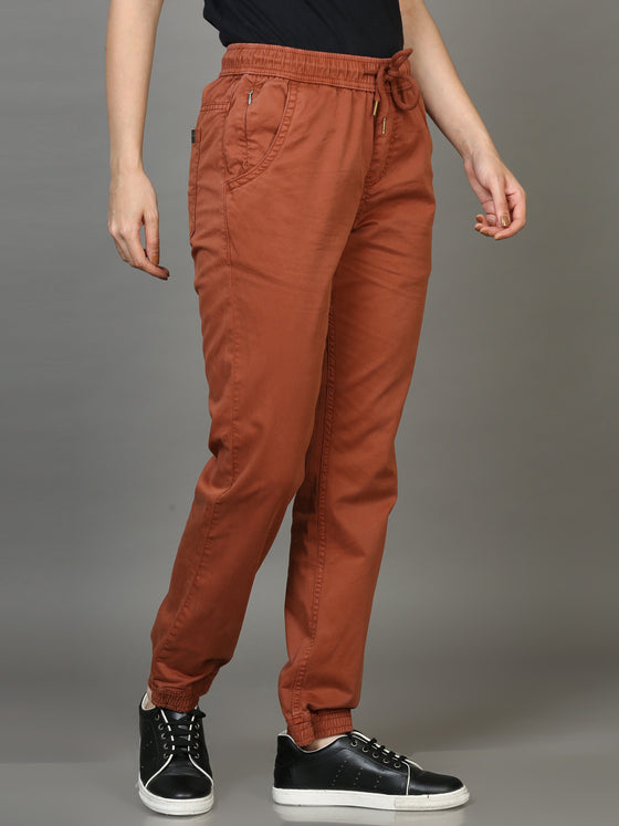 Crater Brown Women Joggers