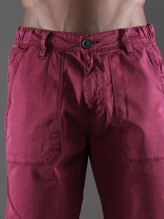 Dark Mauve Shorts