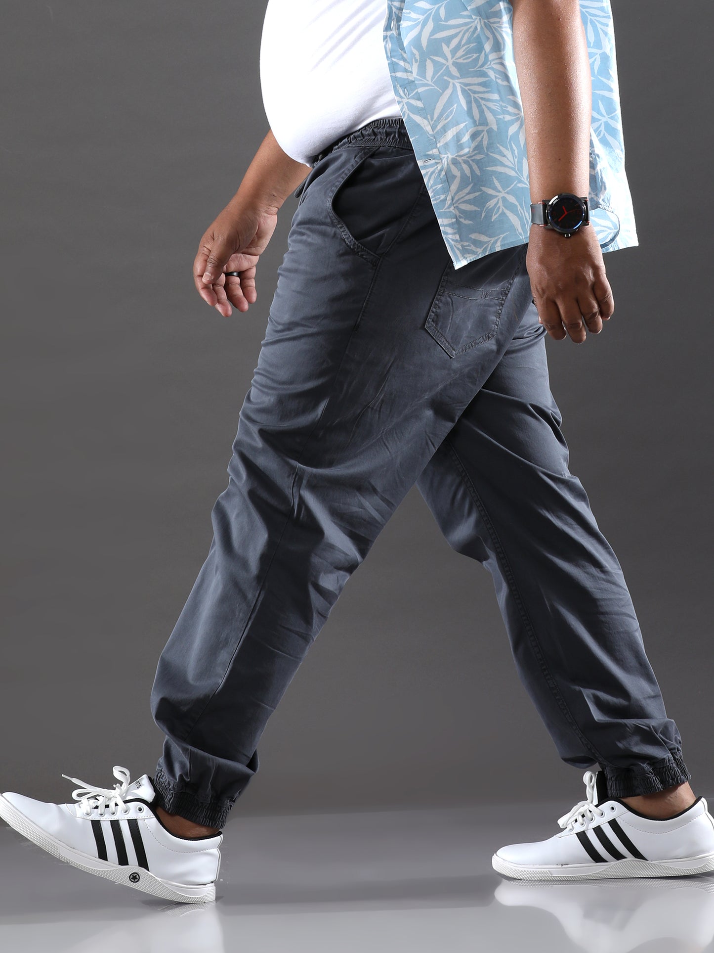 Plus Size Jet Grey Jogger