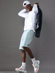  Cloudy Blue Shorts