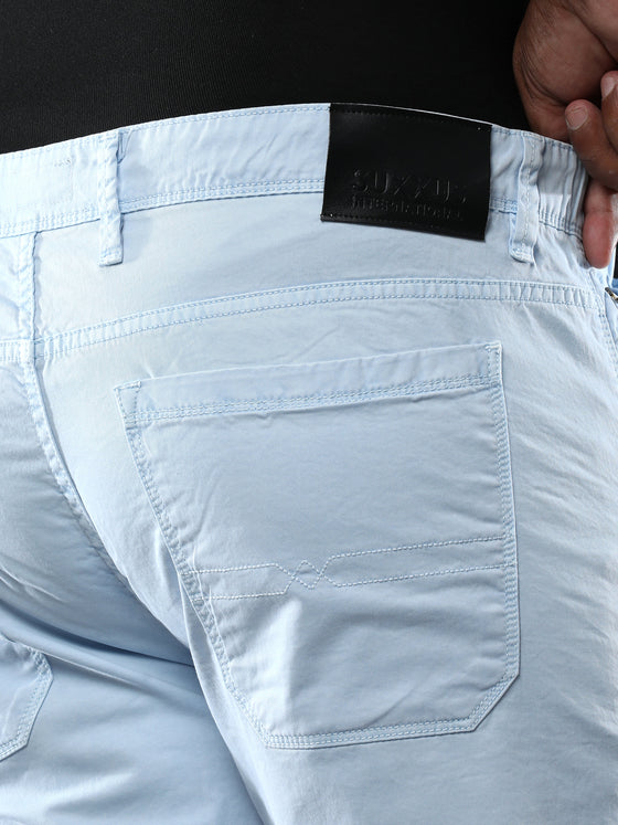 Plus Size Blue Haze Shorts