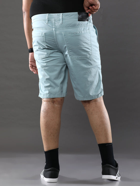 Products Plus Size Cloudy Blue Shorts