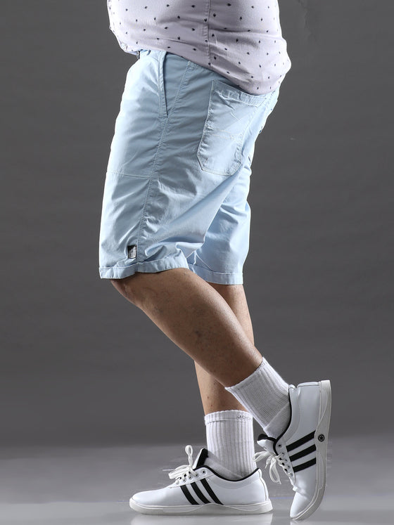 Plus Size Blue Haze Shorts