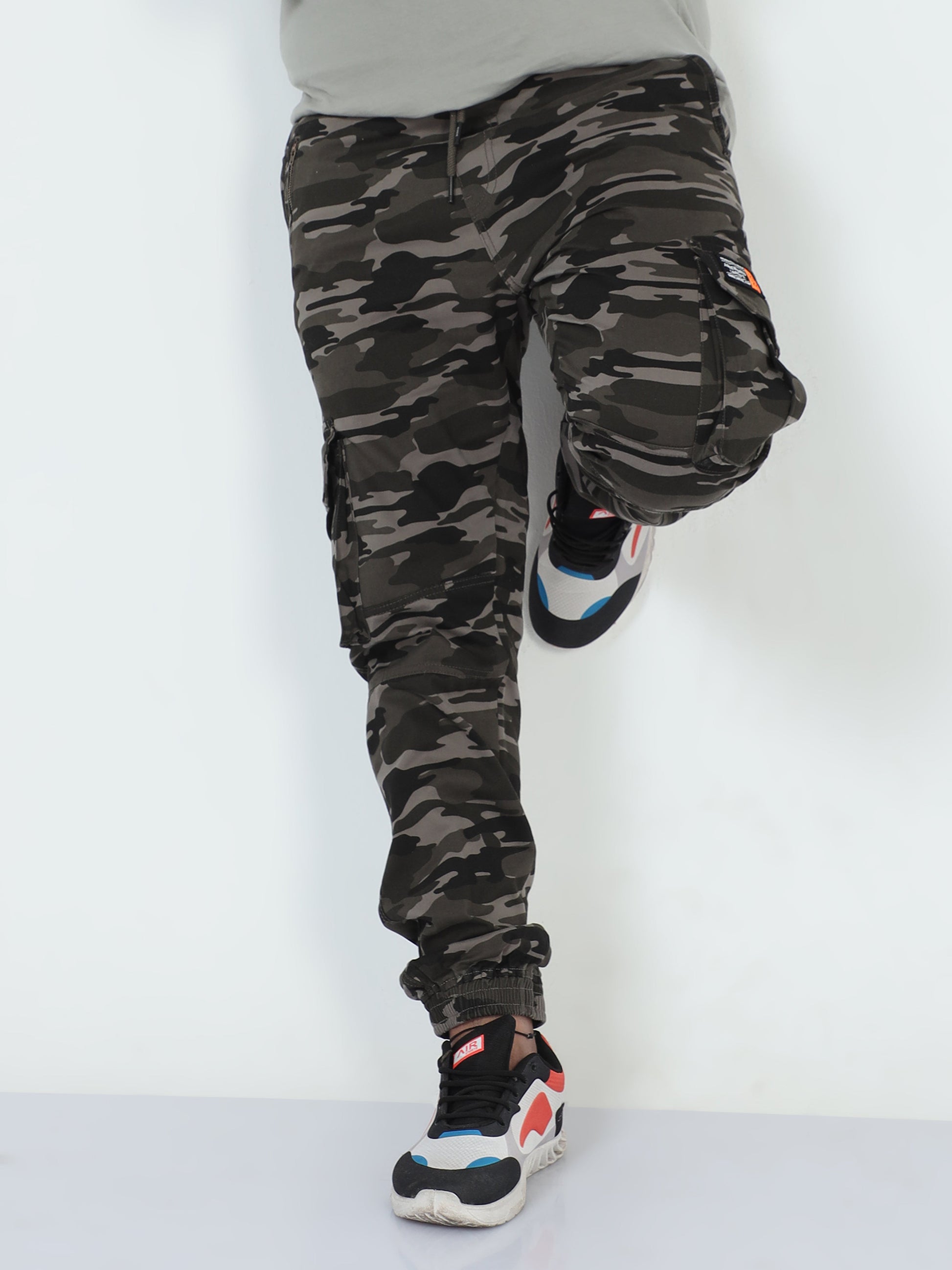 Forest Blend Plus Size Men Cargo Joggers