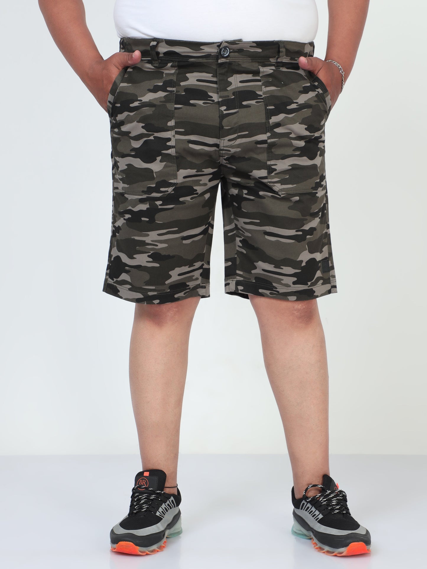 Forest Blend Plus Size Men Shorts