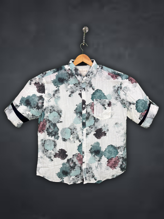 Copper Stone Floral patterned shirt
