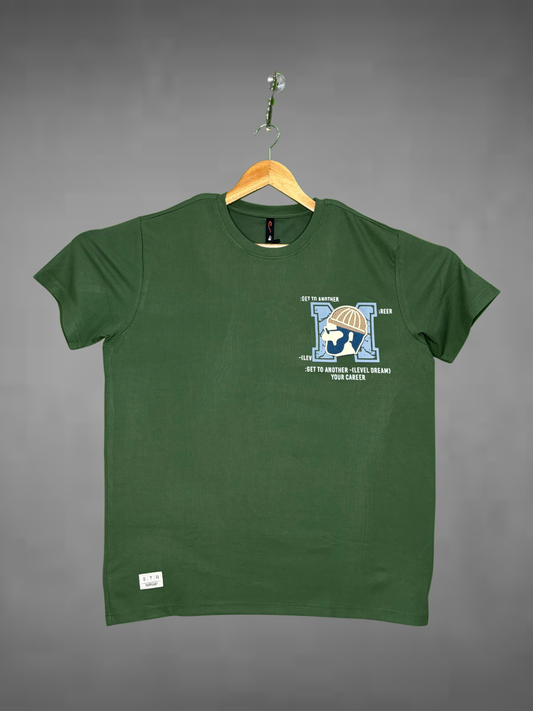Stride  Men's Premium T-Shirt|Green t-shirt with graphic design