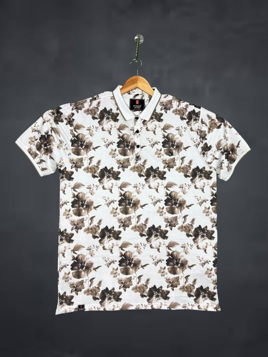 Stride  Men's Premium T-Shirt | White Printed