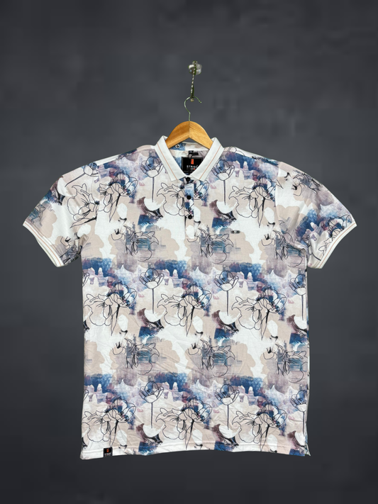 Stride  Men's Premium T-Shirt|Flower Printed