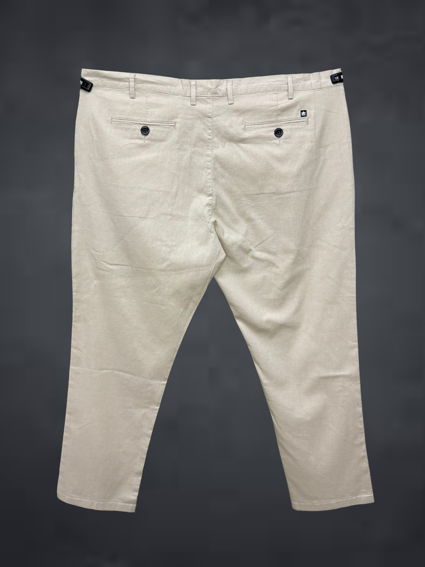 Plus Size Cream Cotton Pant – Casual Fit