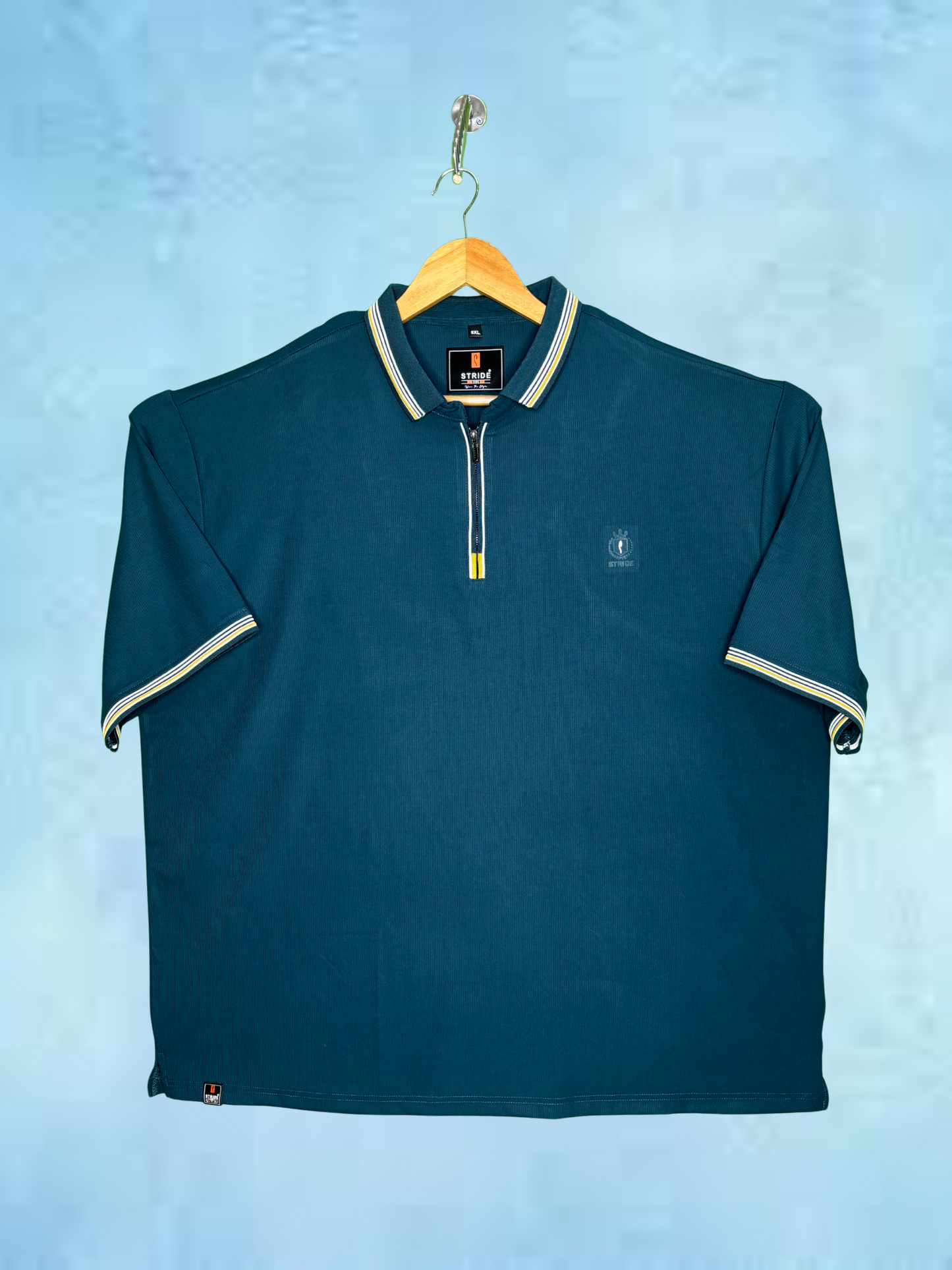 Polo Neck Half Sleeve T-Shirt 4XL â€“ Comfortable Fit