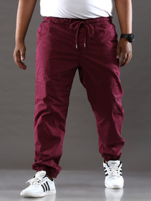  Plus Size Dark Mauve Jogger