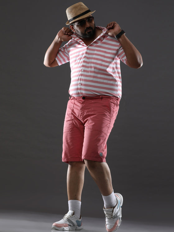 Plus Size Mandy Pink Shorts