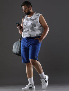  Plus Size Catalina Blue Shorts