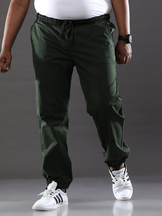 Plus Size Jungle Green Jogger