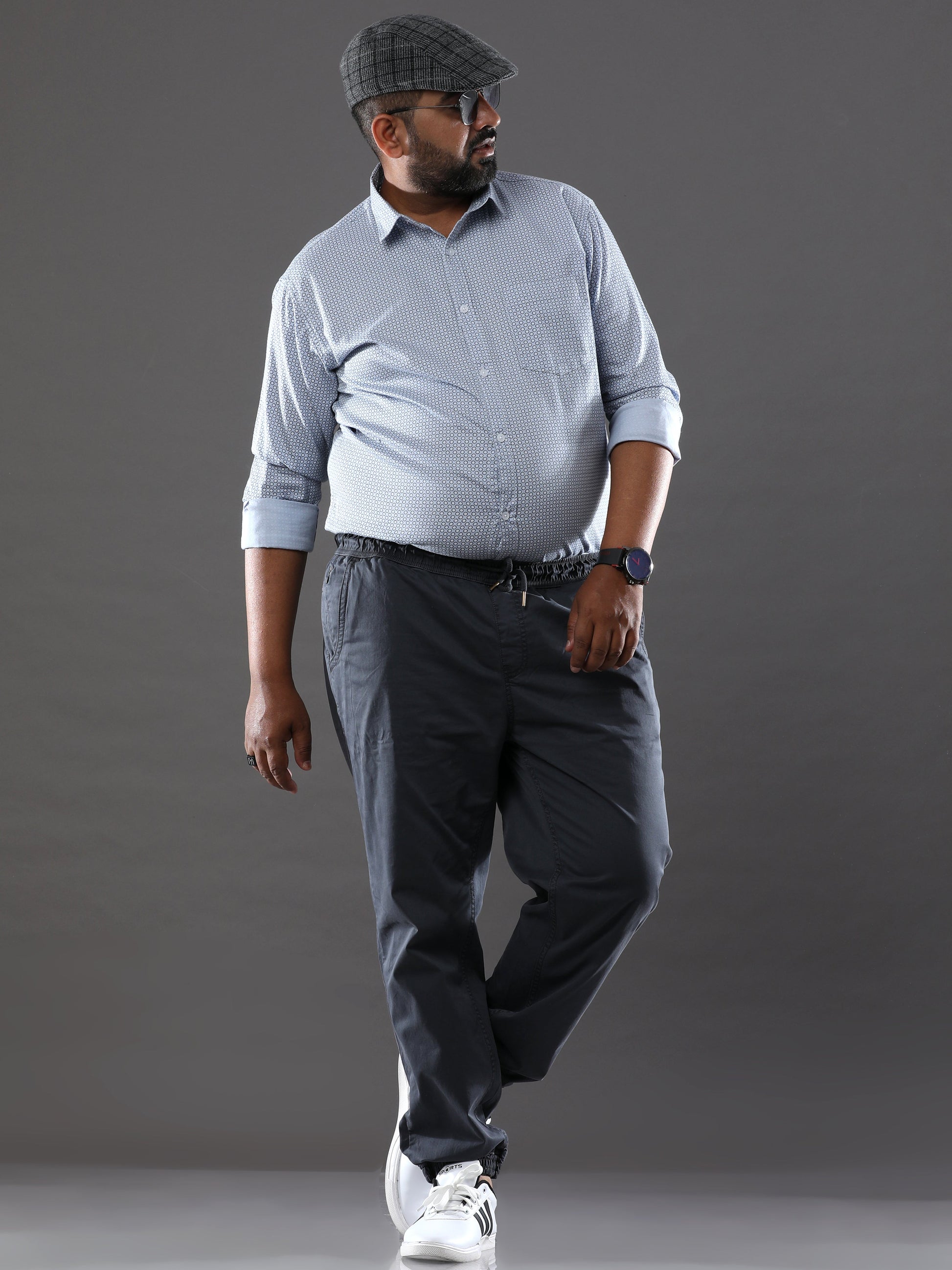 Plus Size Jet Grey Jogger