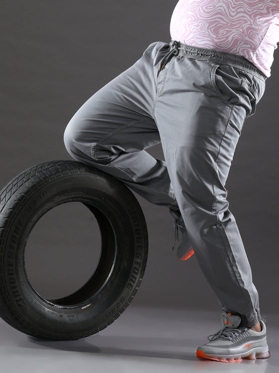 Plus Size Natural Grey Jogger