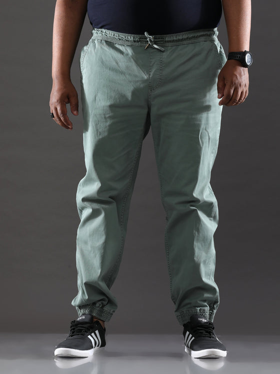 Plus Size Mineral Green Jogger