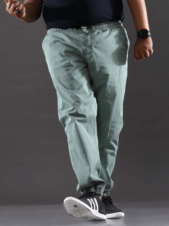 Plus Size Mineral Green Jogger