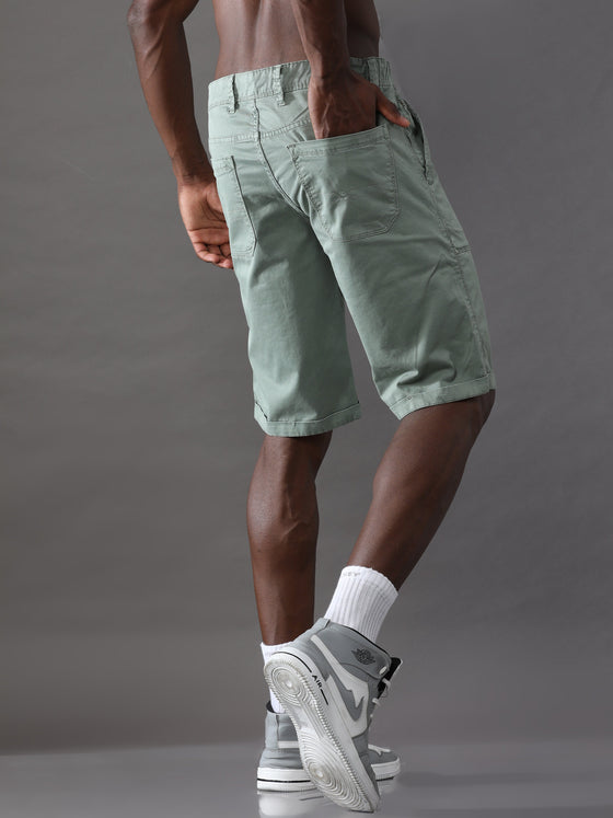 Mineral Green Shorts