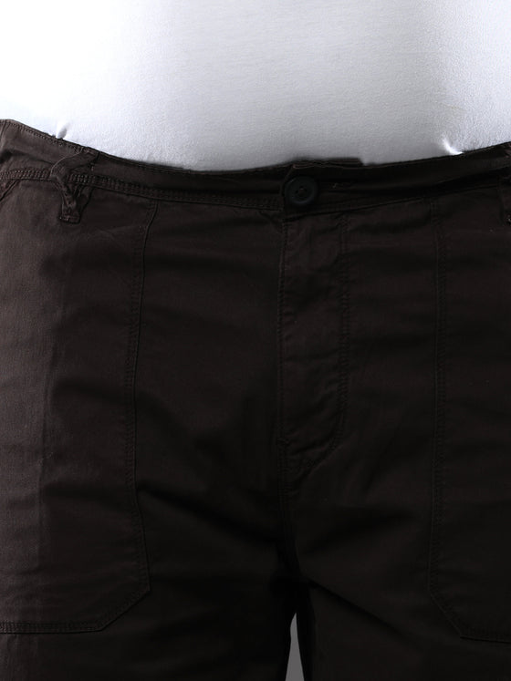 Plus Size Coffee Bean Shorts