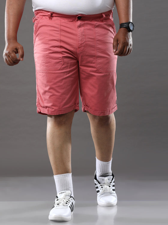 Plus Size Mandy Pink Shorts