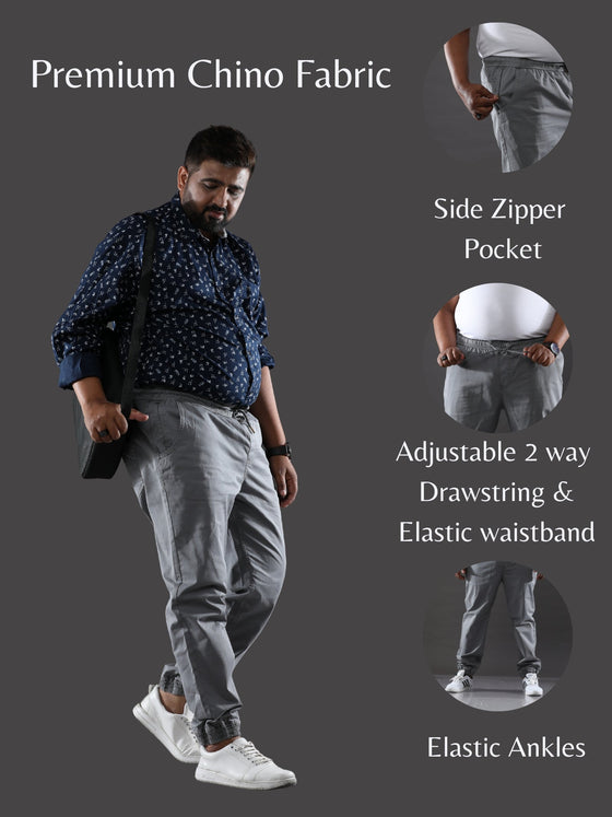 Plus Size Natural Grey Jogger